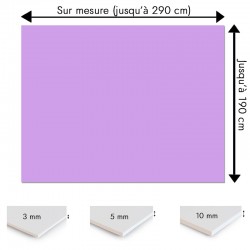 Crédence parme sur mesure pour salle de bain