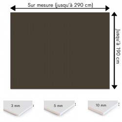 Crédence gris taupe sur mesure pour salle de bain